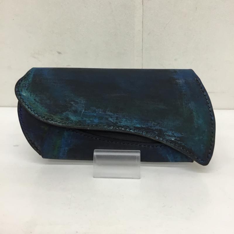 ユーズドクロージング used clothes 財布 長財布 king of leather ロングウォレット01681 The Peafowl Wallet 総柄 青 / ブルー / X マルチカラー / マルチカラー /  メンズ USED 古着 中古 10124447