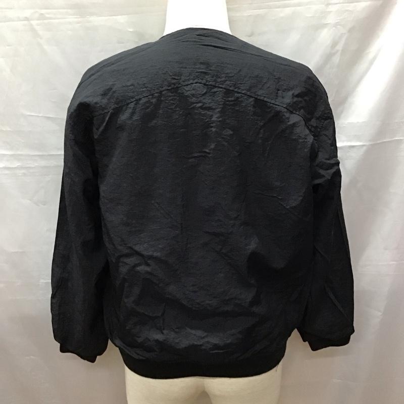 ビッグジョン Big John ジャケット、上着 ジャンパー、ブルゾン ナイロン ノーカラー M 無地 黒 / ブラック /  メンズ USED 古着 中古 10116834
