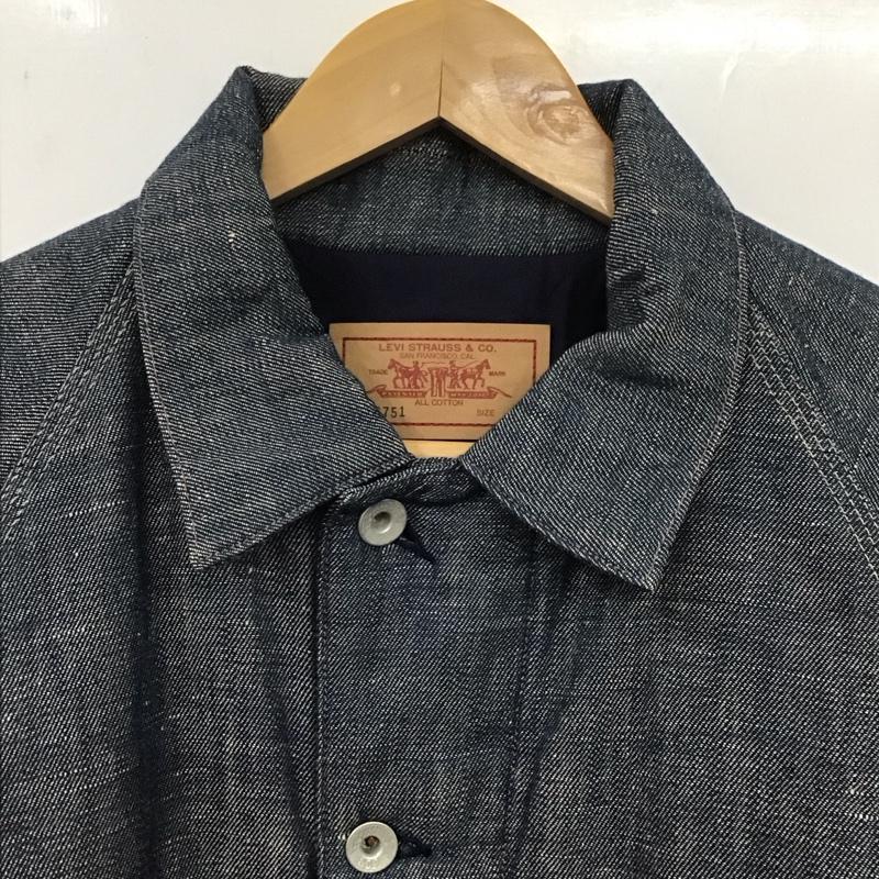 リーバイストラウスアンドコー Levi Strauss & co. ジャケット、上着 ジャケット、ブレザー アウター 古着 前ボタン デニムジャケット 無地 インディゴ / インディゴ /  メンズ USED 古着 中古 10138743
