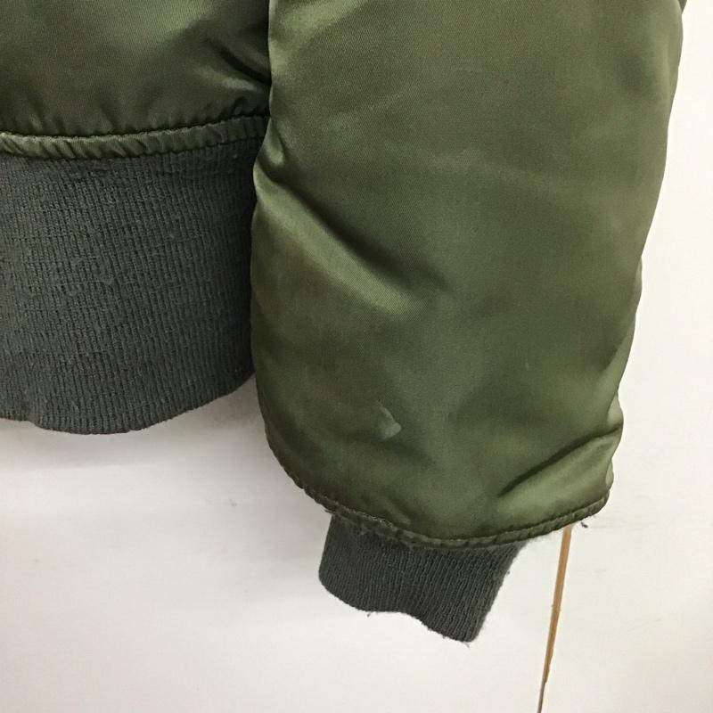 アルファインダストリー Alpha Industries ジャケット、上着 ジャケット、ブレザー フライトジャケット ジップアップジャケット アウター S 無地 カーキ / カーキ /  メンズ USED 古着 中古 10132254