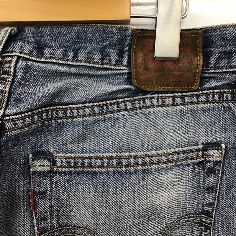 リーバイス Levi s パンツ デニム、ジーンズ 502 W36 L33 36インチ 無地 青 / ブルー /  メンズ USED 古着 中古 10114338