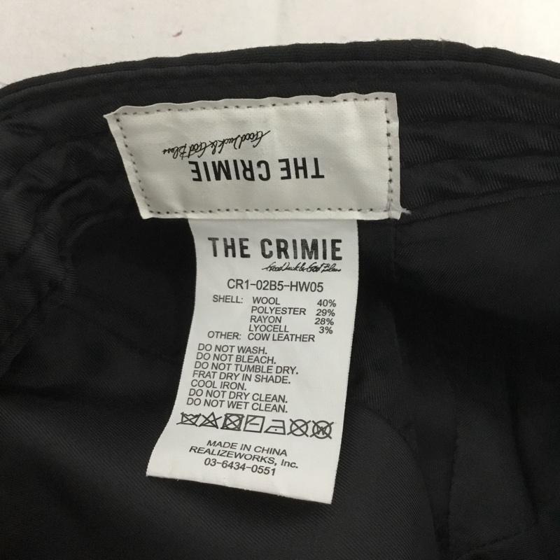 クライミー CRIMIE 帽子 キャップ CR1-02B5-HW05 LOGO PLAQUE CAP ワンポイント 黒 / ブラック /  メンズ USED 古着 中古 10138346