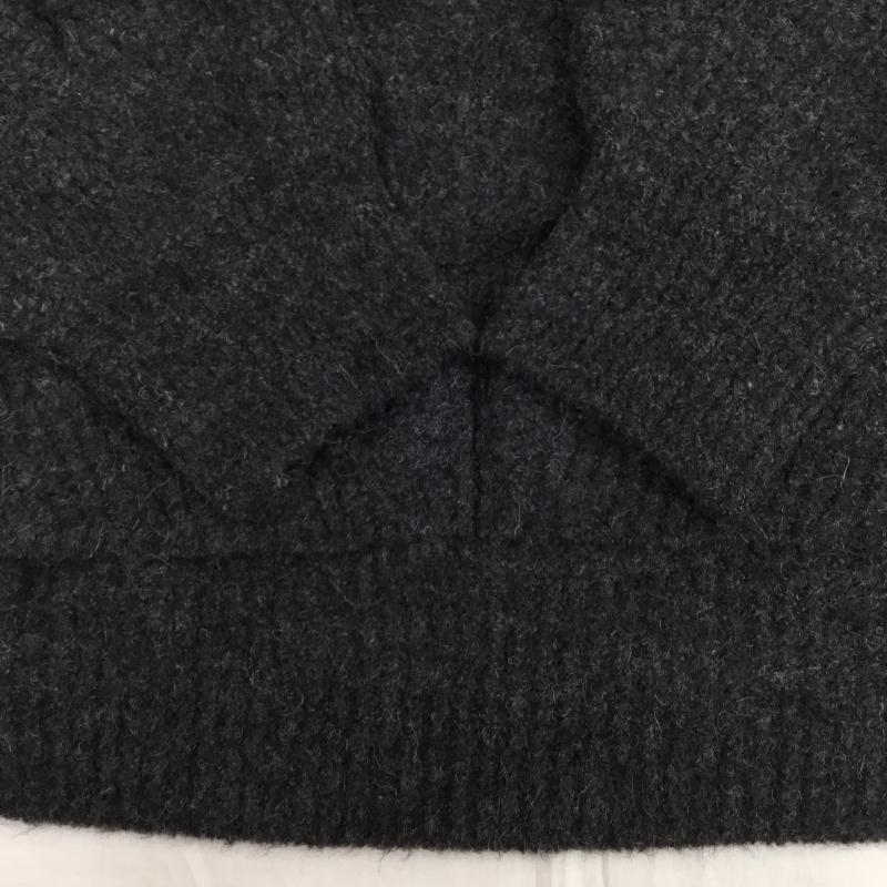 アースミュージックアンドエコロジー earth music&ecology ニット、セーター 長袖 FREE 無地 ダークグレー / ダークグレー /  レディース USED 古着 中古 10142852