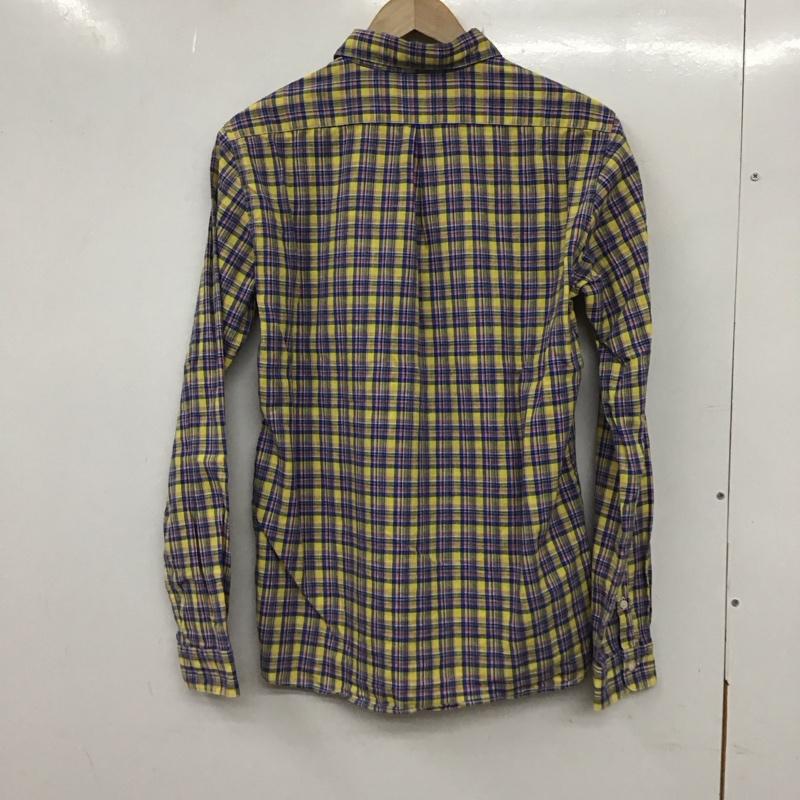 ナノユニバース nano・universe シャツ、ブラウス 長袖 NUC41SH0172SK コットンリネン 綿麻 M チェック マルチカラー / マルチカラー /  メンズ USED 古着 中古 10133575
