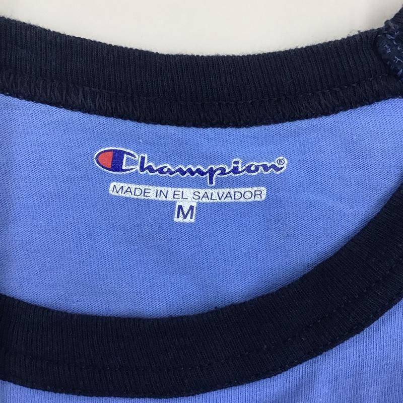 チャンピオン Champion カットソー 長袖 長袖カットソー クルーネックカットソー ロングスリーブカットソー プリントTシャツ M プリント マルチカラー / マルチカラー /  メンズ USED 古着 中古 10121289