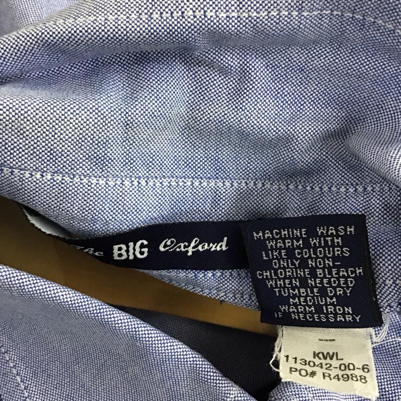 ギャップ GAP シャツ、ブラウス 長袖 長袖シャツ 無地シャツ カラーシャツ ボタンダウンシャツ 90s S 無地 水色 / ライトブルー /  メンズ USED 古着 中古 10129492