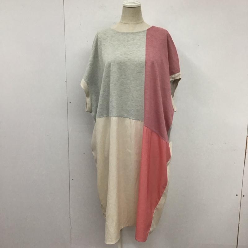 ビュル デ サボン bulle de savon ワンピース ひざ丈スカート FREE 無地 マルチカラー / マルチカラー /  レディース USED 古着 中古 10106464
