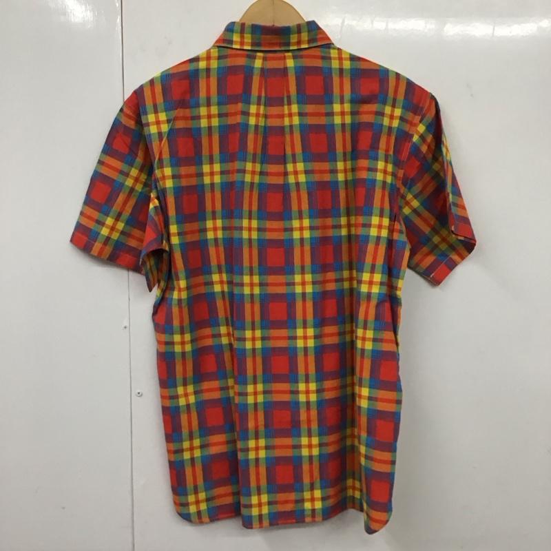 アンドサンズ ANDSUNS シャツ、ブラウス 半袖 L チェック マルチカラー / マルチカラー /  メンズ USED 古着 中古 10132022