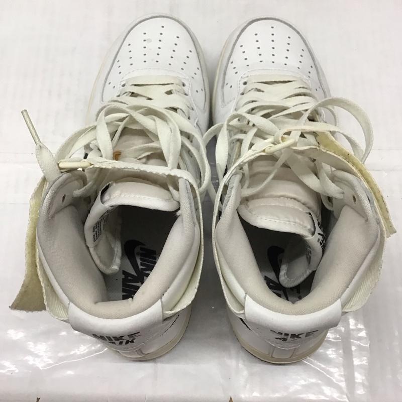 ナイキ NIKE スニーカー スニーカー 743546-105 AIR FORCE 1 HIGH RETRO QS 28cm 28.0cm ロゴ、文字 白 / ホワイト / X 黒 / ブラック /  メンズ USED 古着 中古 10112176