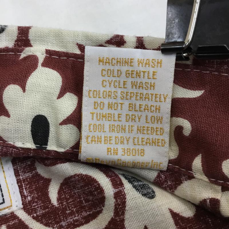 レインスプーナー reyn spooner シャツ、ブラウス 半袖 アロハシャツ　金タグ　ゴールドタグ XS 白 / ホワイト / X ボルドー / ボルドー / X 赤 / レッド /  メンズ USED 古着 中古 10130231