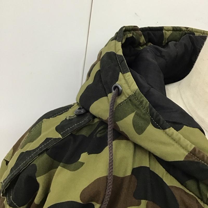 アベイシングエイプ A BATHING APE ジャケット、上着 ジャンパー、ブルゾン ジップアップジャケット ロングジャケット アウター フード付きアウター XL 総柄 マルチカラー / マルチカラー /  メンズ USED 古着 中古 10119224