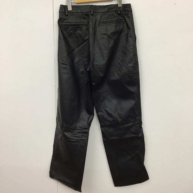 古着 USED パンツ ワークパンツ、ペインターパンツ レザーパンツ カジュアルパンツ ストレートパンツ M 無地 黒 / ブラック /  メンズ USED 古着 中古 10119012