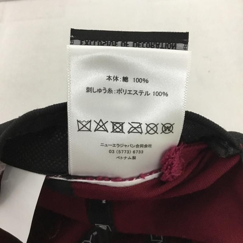 ニューエラ NEW ERA 帽子 キャップ NY ニューヨークヤンキース 9TWENTY ロゴ、文字 えんじ / ワインレッド /  メンズ USED 古着 中古 10130031