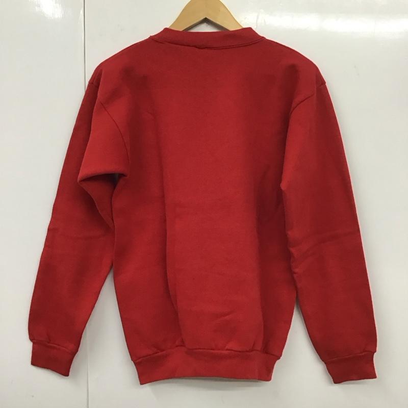 古着 USED トレーナー 長袖 長袖トレーナー スウェット クルーネック プルオーバー ロゴ、文字 赤 / レッド /  メンズ USED 古着 中古 10131391
