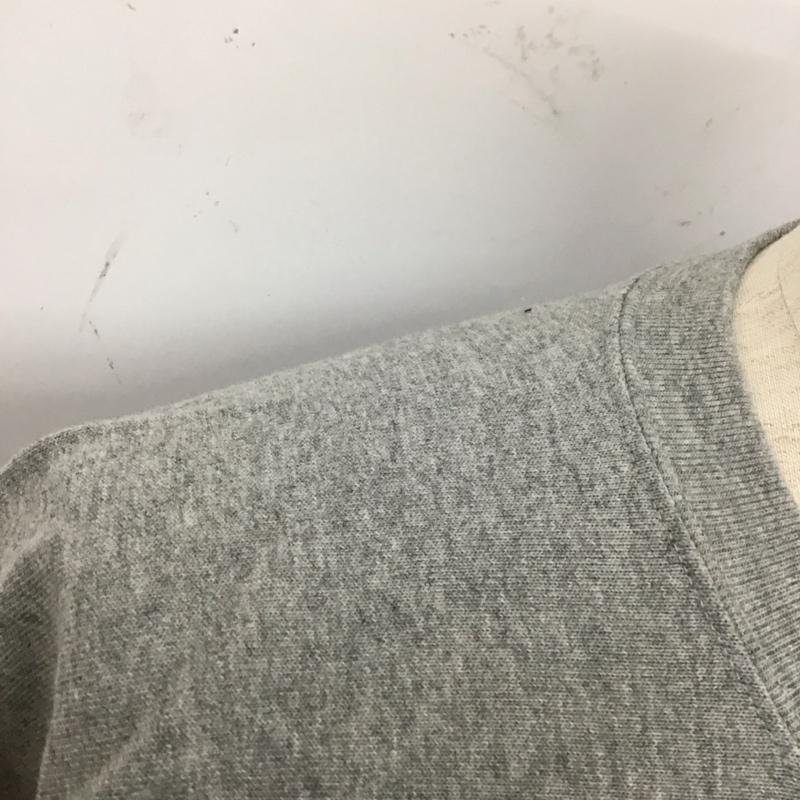 チャンピオン Champion Tシャツ 半袖 c8-r360 半袖カットソー プリントTシャツ クルーネックカットソー L 無地 灰 / グレー /  メンズ USED 古着 中古 10127339