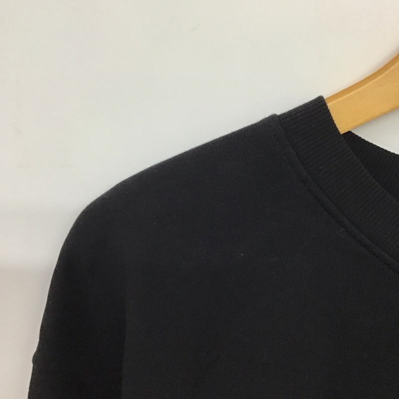 ザラ ZARA トレーナー 長袖 5584 314 800 スウェット 裏起毛 L 無地 黒 / ブラック /  レディース USED 古着 中古 10142142