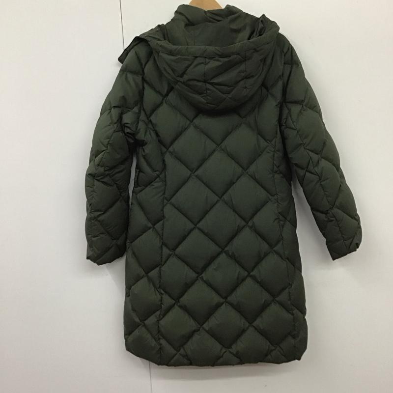 ユニクロ UNIQLO コート ダウンコート 212-146585 XL 無地 カーキ / カーキ /  レディース USED 古着 中古 10131420