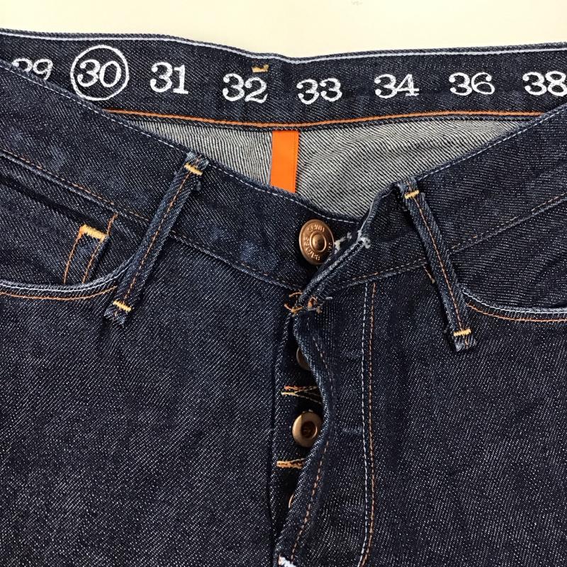 アーネストソーン earnest sewn パンツ デニム、ジーンズ スリム ストレート 30 無地 インディゴ / インディゴ /  レディース USED 古着 中古 10115413