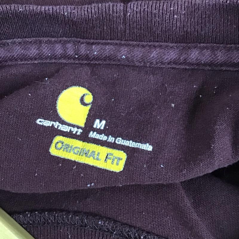 カーハート Carhartt Tシャツ 半袖 M 無地 えんじ / ワインレッド /  メンズ USED 古着 中古 10128555