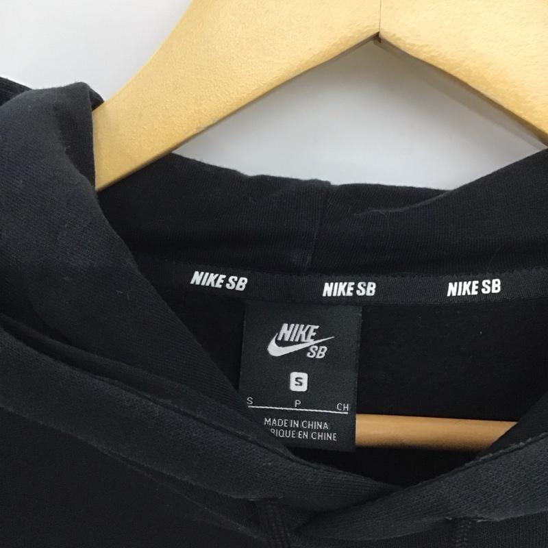 ナイキ NIKE パーカー 長袖 aj9734-010 プルオーバーパーカー 長袖スウェット S ロゴ、文字 黒 / ブラック /  メンズ USED 古着 中古 10148338