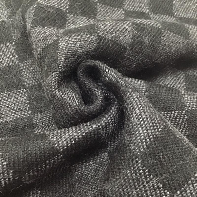 ビームス BEAMS マフラー マフラー チェック 黒 / ブラック / X 灰 / グレー /  メンズ USED 古着 中古 10108640