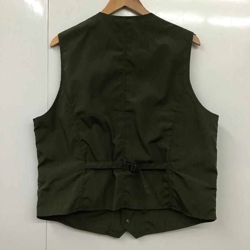 ザ ノースフェイス パープルレーベル THE NORTH FACE PURPLE LABEL ベスト ベスト np2307n PolyesterWoolRipstopTrailVest ノースリーブベスト S ロゴ、文字 カーキ / カーキ /  メンズ USED 古着 中古 10131311