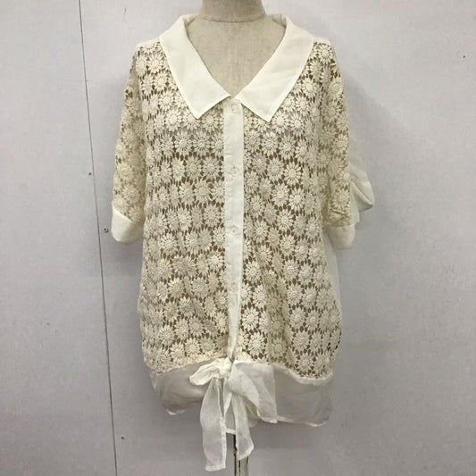 ページボーイ PAGEBOY シャツ、ブラウス 半袖 半袖シャツ カラーシャツ 半袖カットソー FREE 総柄 マルチカラー / マルチカラー /  レディース USED 古着 中古 10114511