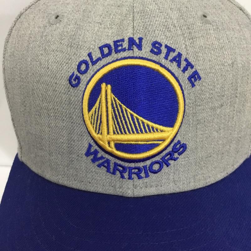 ニューエラ NEW ERA 帽子 キャップ GOLDEN STATE WARRIORS ロゴ、文字 青 / ブルー / X 灰 / グレー /  メンズ USED 古着 中古 10125218