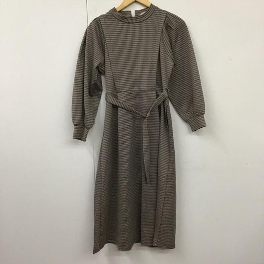 グローブ grove ワンピース ロングスカート S チェック マルチカラー / マルチカラー /  レディース USED 古着 中古 10120144