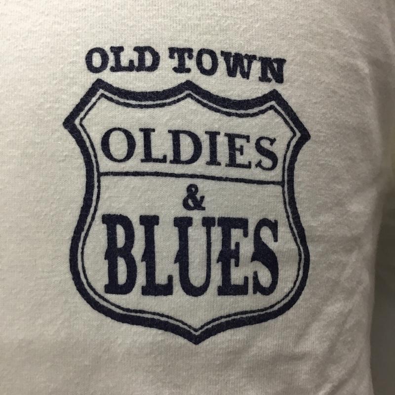 フラットヘッド The Flat Head Tシャツ 半袖 半袖カットソー プリントTシャツ クルーネックカットソー 38 ロゴ、文字 白 / ホワイト /  メンズ USED 古着 中古 10116719