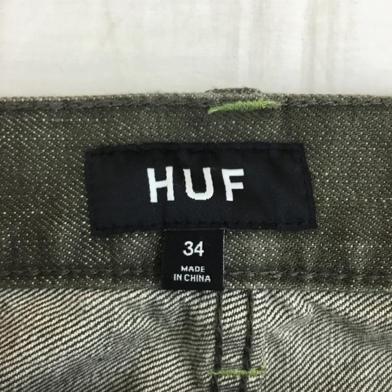 ハフ HUF パンツ デニム、ジーンズ 34 無地 カーキ / カーキ /  メンズ USED 古着 中古 10143956