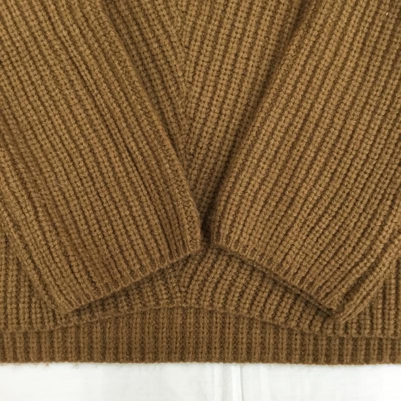 ロペピクニック ROPE  PICNIC ニット、セーター 長袖 GDM-59780 40 無地 茶 / ブラウン /  レディース USED 古着 中古 10142853