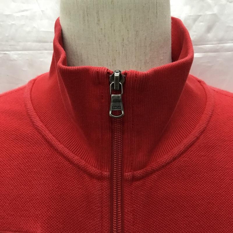 ポロバイラルフローレン Polo by RALPH LAUREN ジャケット、上着 ジャケット、ブレザー 長袖ジャケット スタンドカラージャケット ジップアップジャケット LL ロゴ、文字 赤 / レッド /  メンズ USED 古着 中古 10121787