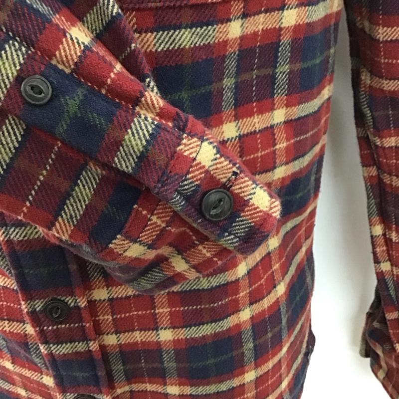 アメリカンイーグル AMERICANEAGLE シャツ、ブラウス 長袖 長袖シャツ カラーシャツ ポケットシャツ 長袖カットソー チェックシャツ S チェック マルチカラー / マルチカラー /  メンズ USED 古着 中古 10123864