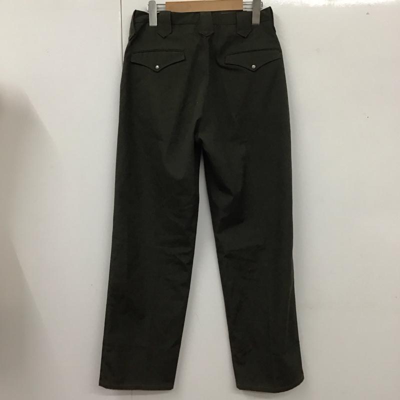 古着 USED パンツ スラックス 70年代 カーゴパンツ 無地 カーキ / カーキ /  メンズ USED 古着 中古 10112673