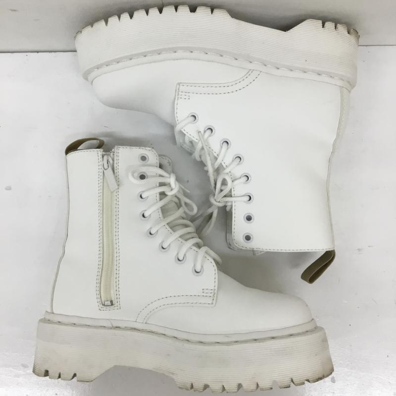 ドクターマーチン Dr.Martens ブーツ ショートブーツ V JADON 2 MONO 27335113 US：7 無地 白 / ホワイト /  レディース USED 古着 中古 10133781