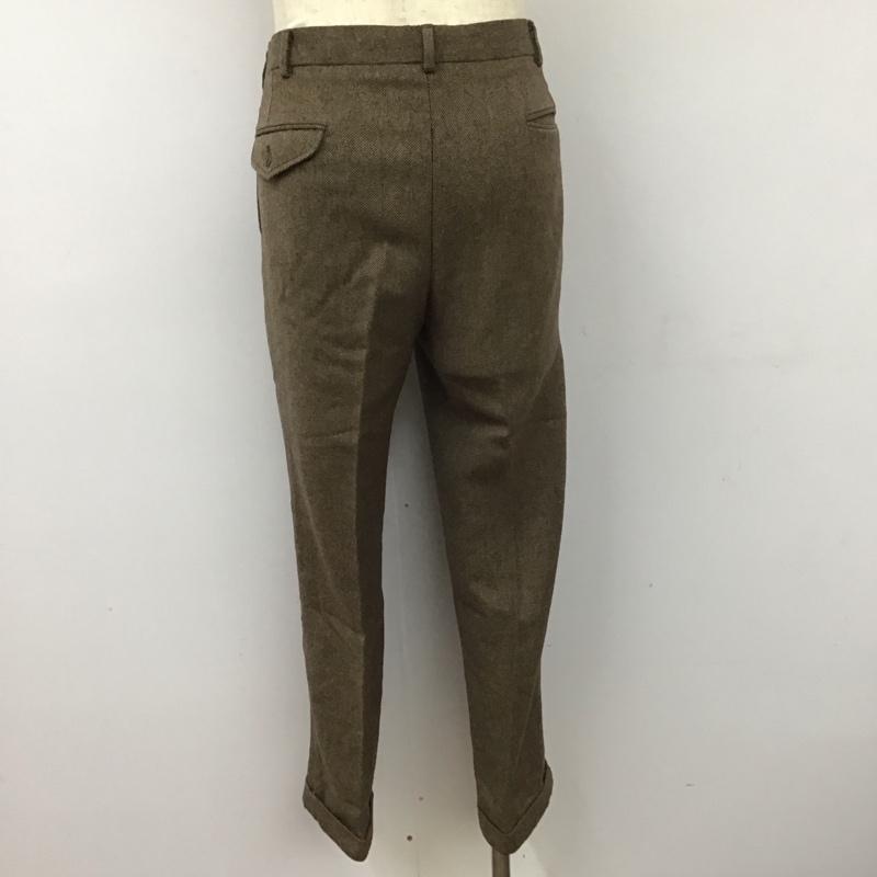 ポロバイラルフローレン Polo by RALPH LAUREN パンツ スラックス スラックスパンツ カジュアルパンツ ワイドパンツ センタータックパンツ 無地 茶 / ブラウン /  メンズ USED 古着 中古 10112071