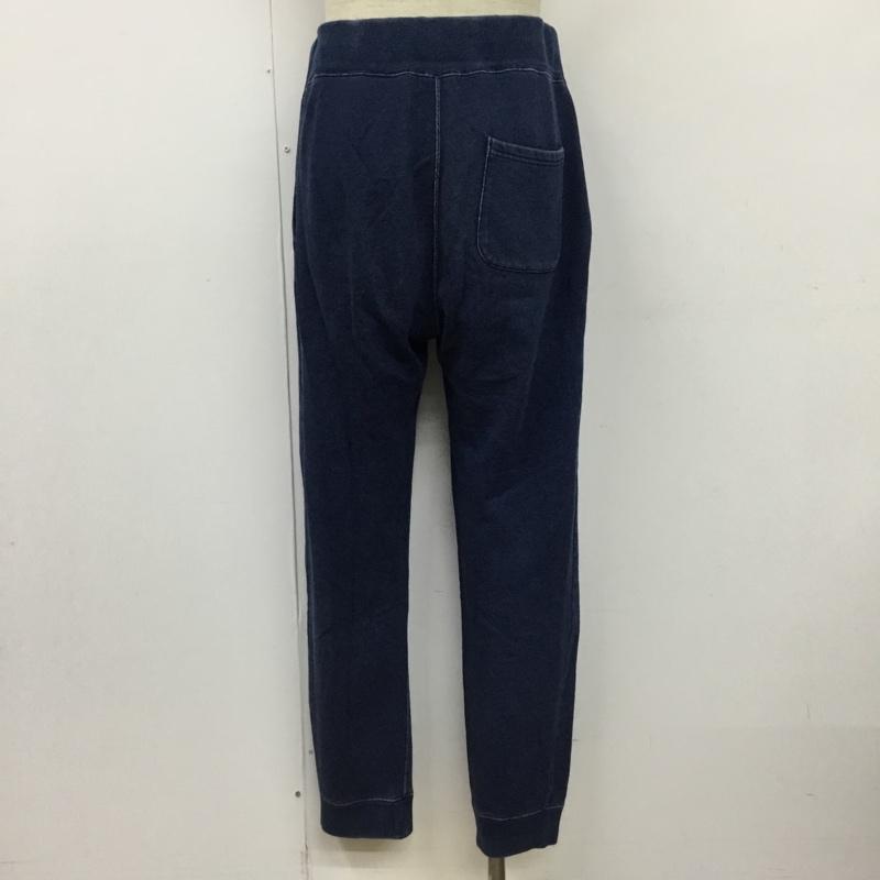 アベイシングエイプ A BATHING APE パンツ ワークパンツ、ペインターパンツ スウェットパンツ ジャージ カジュアルパンツ ワイドパンツ L 無地 インディゴ / インディゴ /  メンズ USED 古着 中古 10109473