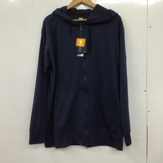 ヘリーハンセン HELLY HANSEN ジャケット、上着 ジャンパー、ブルゾン ジップアップジャケット ジップアップパーカー アウター XL 無地 紺 / ネイビー /  メンズ USED 古着 中古 10133228