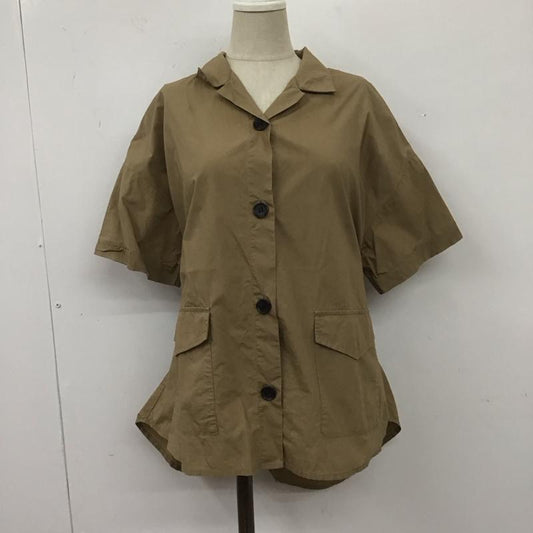 アーバンリサーチ URBAN RESEARCH シャツ、ブラウス 半袖 WH94-23N005 サファリシャツ FREE 無地 ベージュ / ベージュ /  レディース USED 古着 中古 10108574