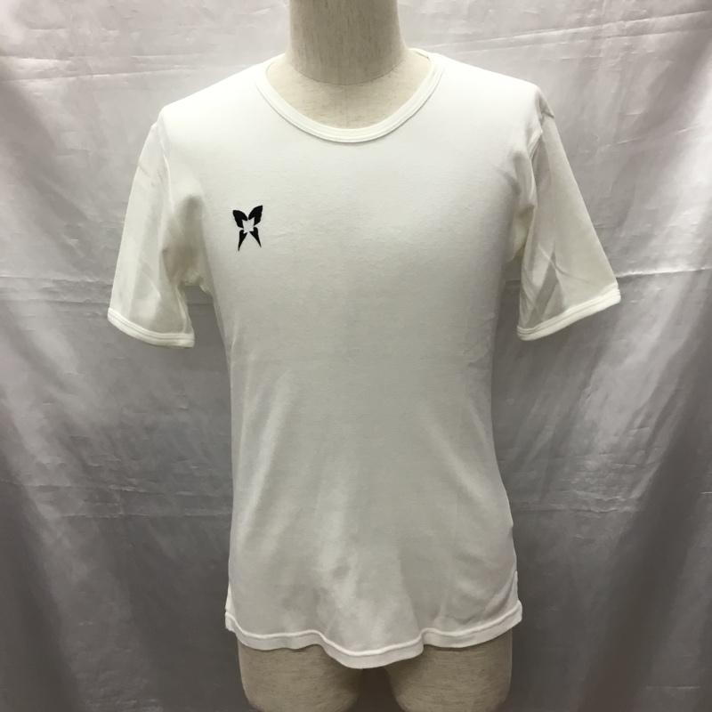 キリュウキリュウ kiryuyrik カットソー 半袖 半袖カットソー プリントTシャツ クルーネックカットソー S ロゴ、文字 白 / ホワイト /  メンズ USED 古着 中古 10120702