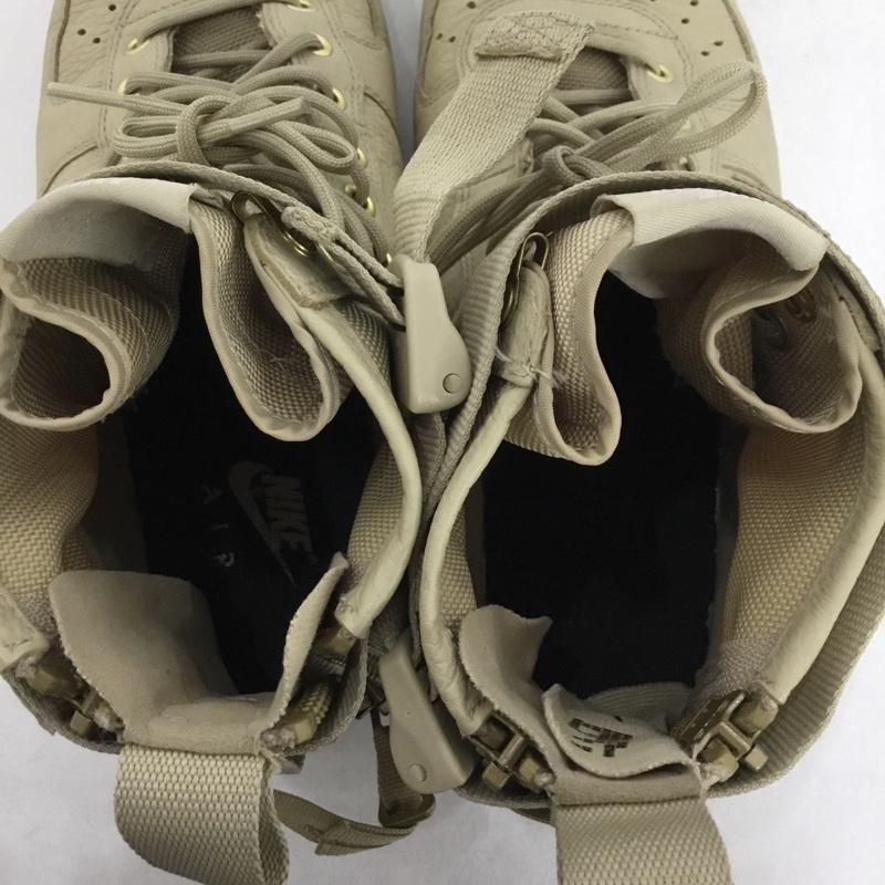 ナイキ NIKE スニーカー スニーカー 917753-200 SF AF 1 MID 28cm 28.0cm ロゴ、文字 ベージュ / ベージュ /  メンズ USED 古着 中古 10141548
