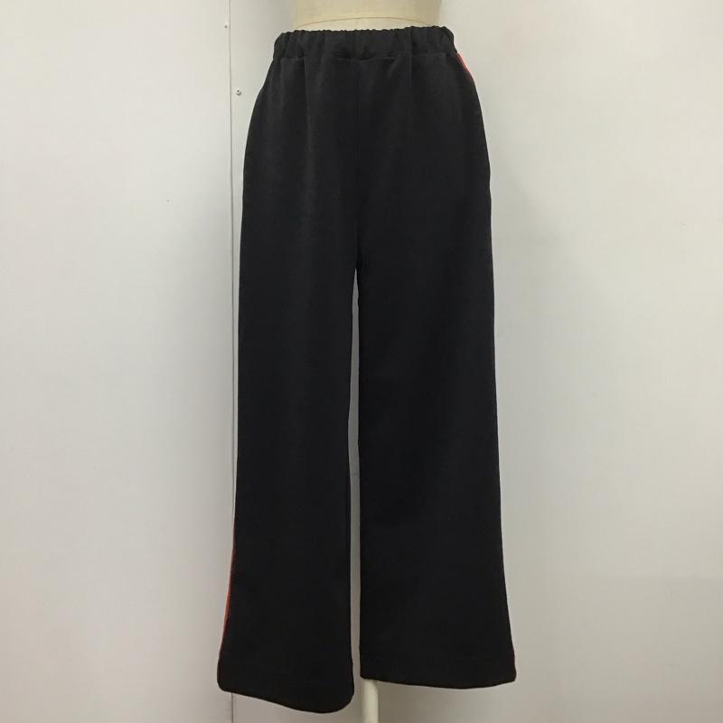 ローリーズファーム LOWRYS FARM ボトムス ボトムス LF517026AD ジャージ トラックパンツ FREE 無地 黒 / ブラック / X 白 / ホワイト / X 赤 / レッド /  レディース USED 古着 中古 10110910
