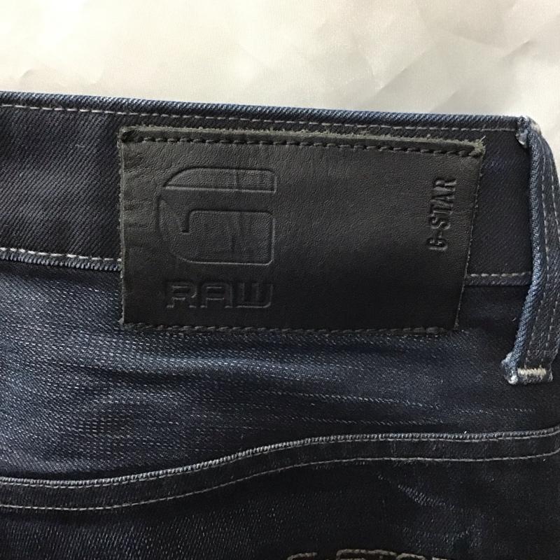 ジースターロゥ G-STAR RAW パンツ デニム、ジーンズ スリムパンツ カジュアルパンツ ジーンズ 32インチ 無地 インディゴ / インディゴ /  メンズ USED 古着 中古 10117442