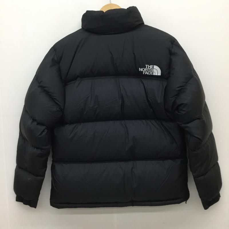 ザノースフェイス THE NORTH FACE ジャケット、上着 ダウンジャケット ND92335　NUPTSE JACKET　ヌプシ　ジャケット M ロゴ、文字 黒 / ブラック /  メンズ USED 古着 中古 10120965