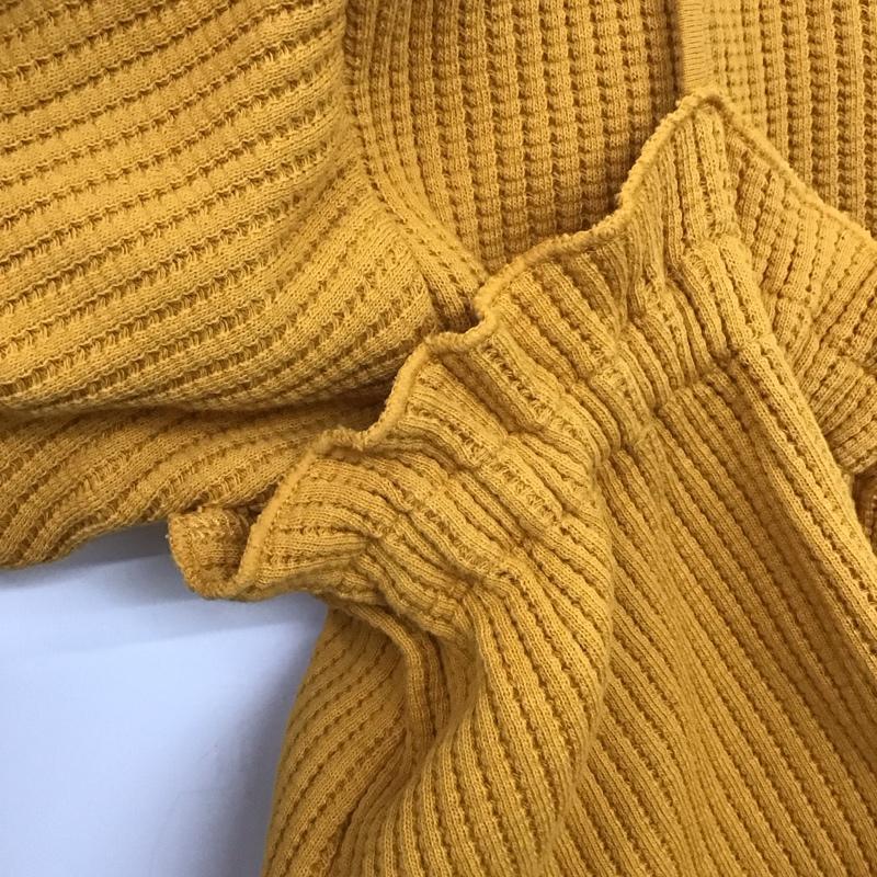 フリークスストア FREAK S STORE セットアップ セットアップ セットアップ キャミソール 長袖カットソー 2点セット FREE 無地 橙 / オレンジ /  レディース USED 古着 中古 10147195