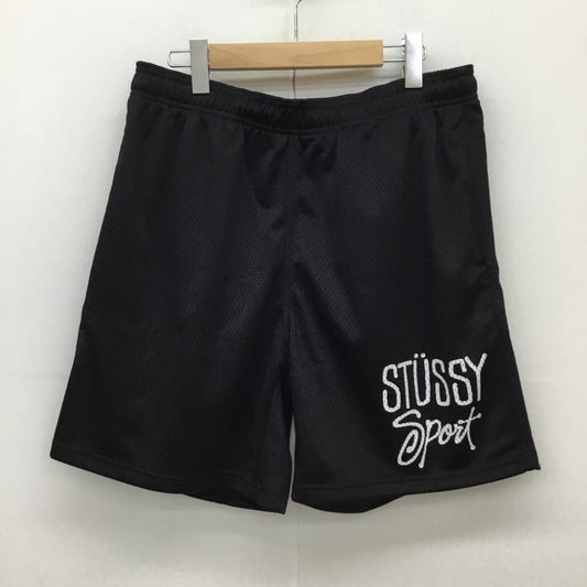 ステューシー STUSSY パンツ ショートパンツ STUSSY Sport Mesh Short　112307 M ロゴ、文字 黒 / ブラック / X 白 / ホワイト /  メンズ USED 古着 中古 10134502