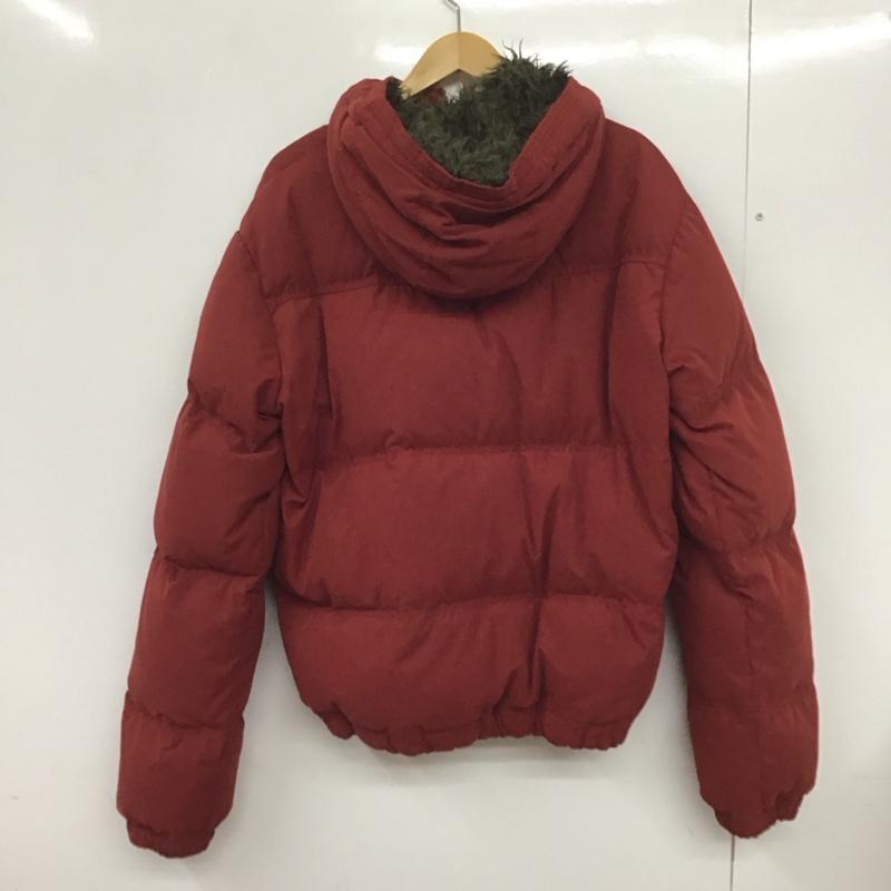アバクロンビーアンドフィッチ ABERCROMBIE&FITCH ジャケット、上着 ジャンパー、ブルゾン ジップアップジャケット ダウンジャケット アウター M 無地 えんじ / ワインレッド /  メンズ USED 古着 中古 10132396