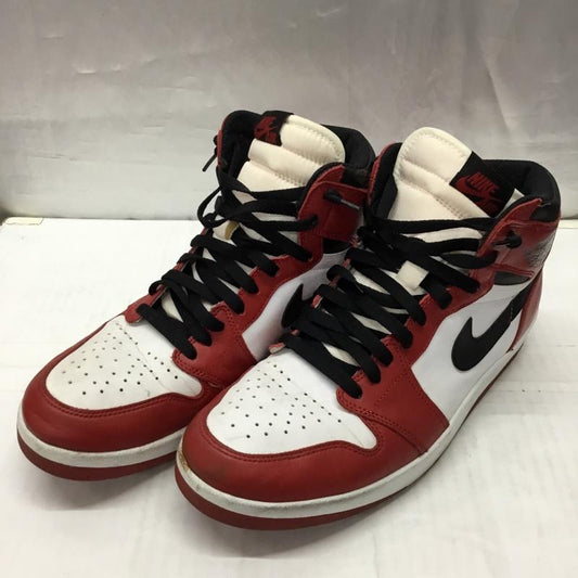 ナイキ NIKE スニーカー スニーカー 768861-601 AIR JORDAN 1 HIGH THE RETURN 28cm 28.0cm ロゴ、文字 白 / ホワイト / X 黒 / ブラック / X 赤 / レッド /  メンズ USED 古着 中古 10116996