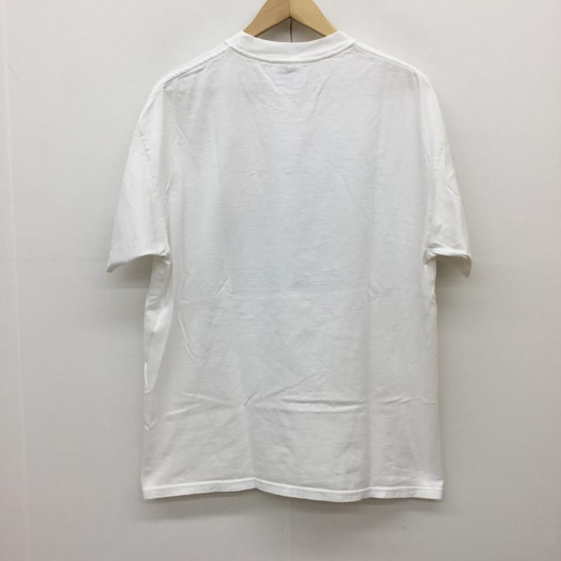 ユーズドクロージング used clothes Tシャツ 半袖 ディズニー　Disney　プリントTシャツ　90s L プリント 白 / ホワイト / X 黒 / ブラック /  メンズ USED 古着 中古 10119027